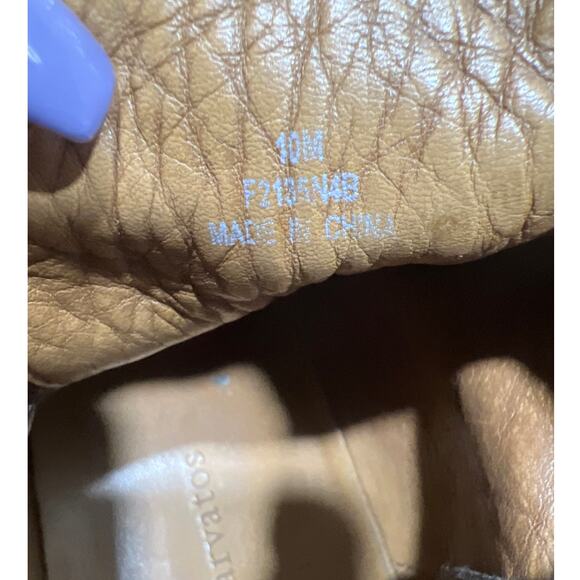 John Varvatos Mens Chukka Boots Distressed Leather Finish Brown Size 10M - Picture 9 of 10